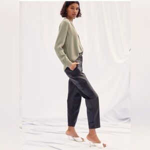 Aritzia Wilfred Modern Cargo Pants Black Size 10